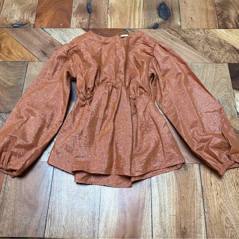 COS Sparkling Copper Blouse